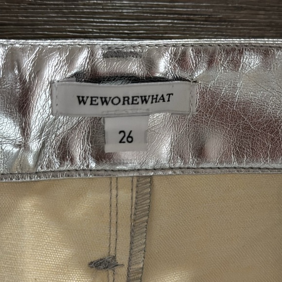 WeWoreWhat Mirror Straight Leg Mirror - Picture 11 of 16